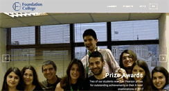 Desktop Screenshot of fcollege.gr